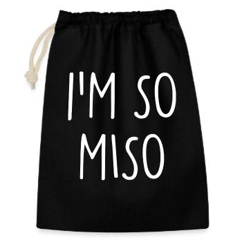 miso - Gift Bag 30 x 45 cm - black - Front