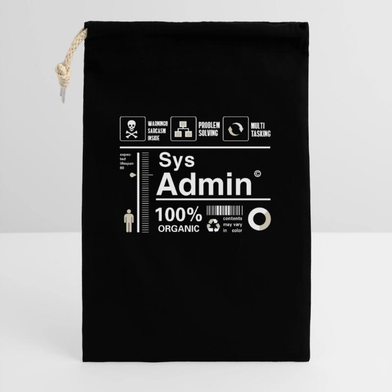 Sys Admin programmier Computer Nerd pc Platine cpu Geschenkbeutel aus Baumwolle (30 x 45 cm)