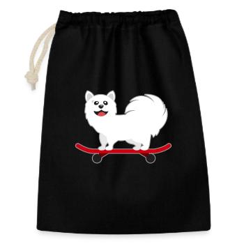 drôles animaux plantes fruits légumes motifs enfants - Sac cadeau 30 x 45 cm - noir - Devant