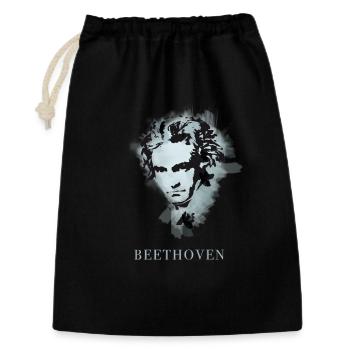 beethoven klassik musik komponist konzert taub pop - Geschenkbeutel aus Baumwolle (30 x 45 cm) - Schwarz - Vorne