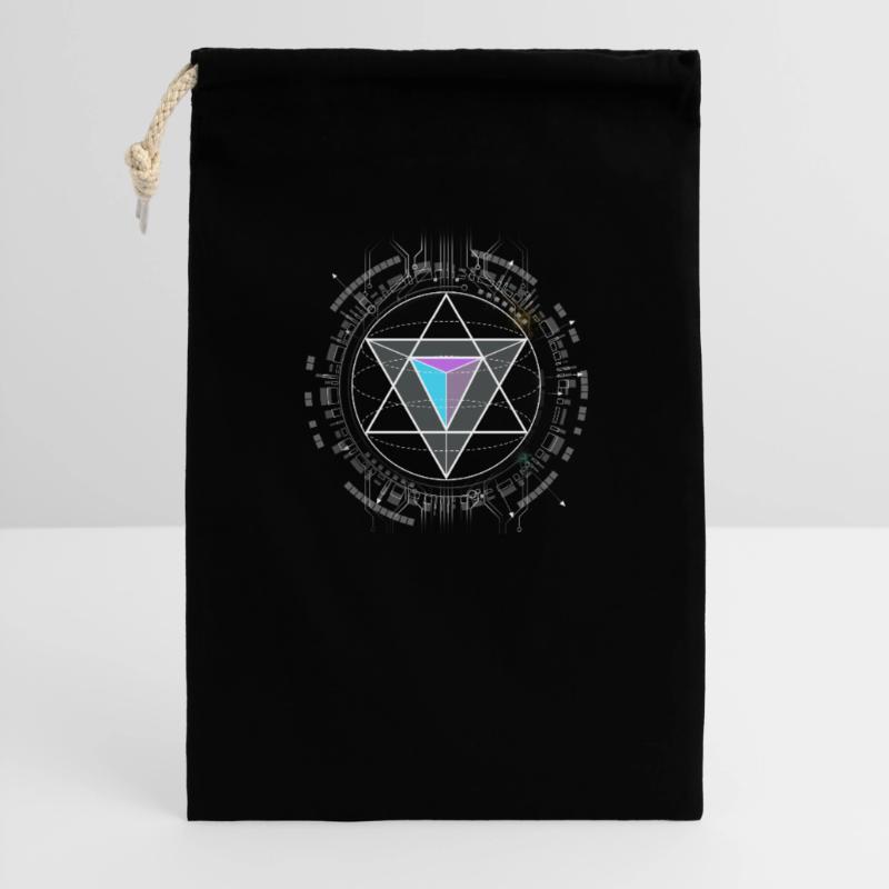 nerd CPU pyramide illuminati game wow hacker code Geschenkbeutel aus Baumwolle (30 x 45 cm)