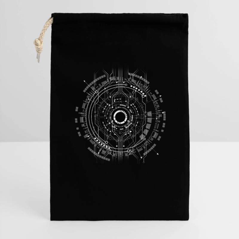 computer c-base stern space cpu nerd pc coder star Gift Bag 30 x 45 cm