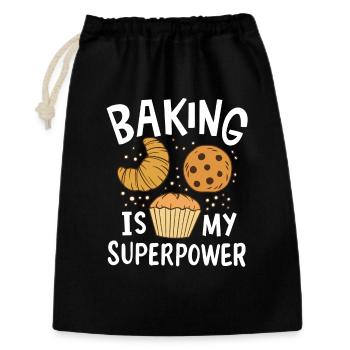 Baking Baker - Gift Bag 30 x 45 cm - black - Front