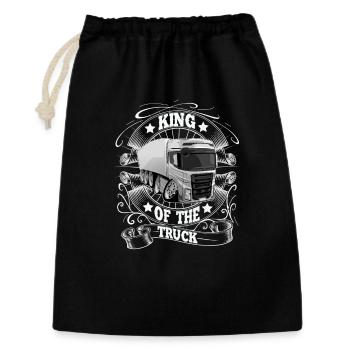 Chauffeur de camion King - Sac cadeau 30 x 45 cm - noir - Devant