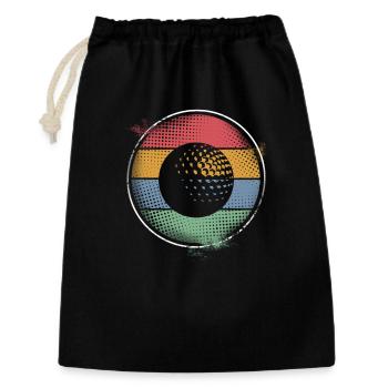 Golf Ball Golf - Gift Bag 30 x 45 cm - black - Front