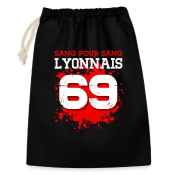 Sang pour Sang Lyonnais - Sac cadeau 30 x 45 cm - noir - Devant