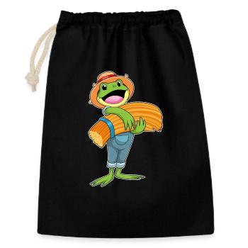 Ferme de pailles Frog Farmer - Sac cadeau 30 x 45 cm - noir - Devant