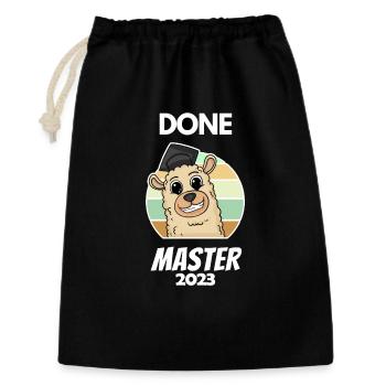 Master 2023 - Gift Bag 30 x 45 cm - black - Front