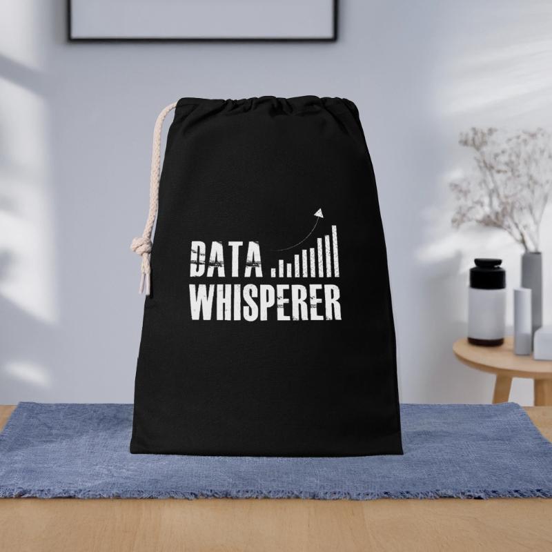 Data Whisperer Science Analyst Software Engineer Geschenkbeutel aus Baumwolle (30 x 45 cm)