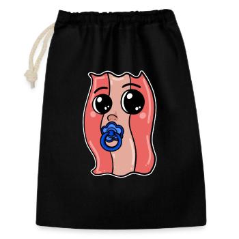 Baby Bacon - Bacon - Babybodysuit - Gift Bag 30 x 45 cm - black - Front