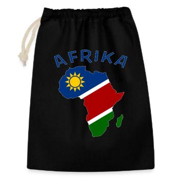 Namibia Map of Africa - Gift Bag 30 x 45 cm - black - Front