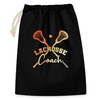 Lacrosse Trainer - Gift Bag 30 x 45 cm - black - Front