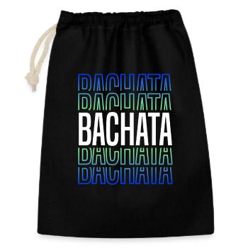Bachata Lettering for Sensual Dancing - Gift Bag 30 x 45 cm - black - Front