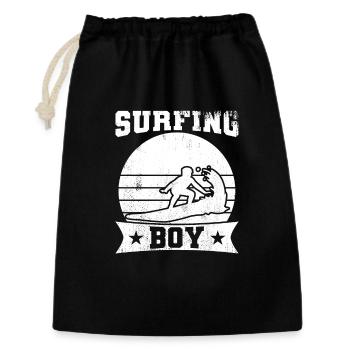 Surf Boy - Gift Bag 30 x 45 cm - black - Front