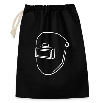 Masque de soudage - Sac cadeau 30 x 45 cm - noir - Devant