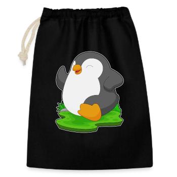 Penguin Jogger Jogging Sport - Sac cadeau 30 x 45 cm - noir - Devant