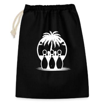 Bowling Graphics - Gift Bag 30 x 45 cm - black - Front