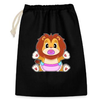 Lion Baby Pacifier - Gift Bag 30 x 45 cm - black - Front