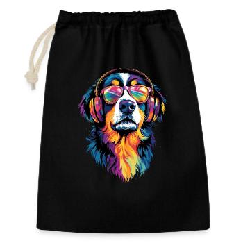 Bouvier bernois Chiens mignons Bouvier suisse - Sac cadeau 30 x 45 cm - noir - Devant