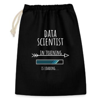 Data Scientist Cadeau Profession Éducation - Sac cadeau 30 x 45 cm - noir - Devant