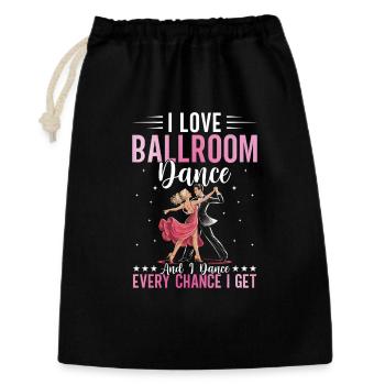 Ballroom Dancer Lovers Dancing Dance School - Gift Bag 30 x 45 cm - black - Front