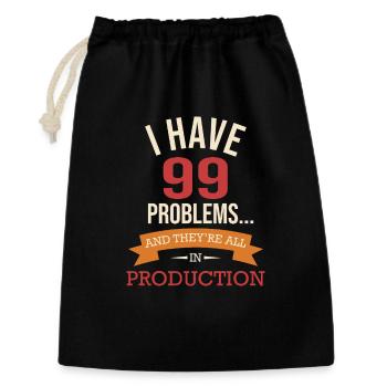 Devops engineers moto - Gift Bag 30 x 45 cm - black - Front