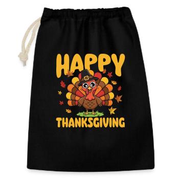Happy Thanksgiving Autumn Harvest Blend - Gift Bag 30 x 45 cm - black - Front
