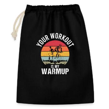 Triathlon Natation Cyclisme Course à pied Sports vintage - Sac cadeau 30 x 45 cm - noir - Devant