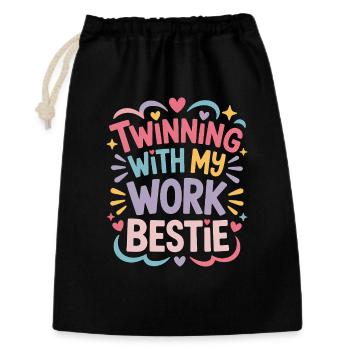 Girlfriend Profession Saying Funny Work Job Gift - Gift Bag 30 x 45 cm - black - Front