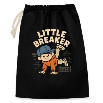 Little Breaker Danse Hip-Hop Enfants - Sac cadeau 30 x 45 cm - noir - Devant