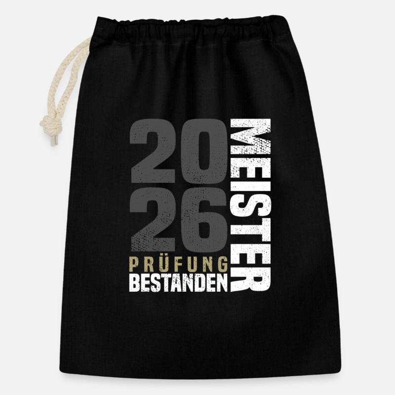 Master Craftsman Exam 2026 - Gift Bag 30 x 45 cm - black