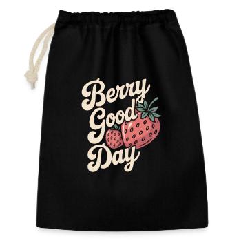 Berry Good Day - Strawberry - Gift Bag 30 x 45 cm - black - Front