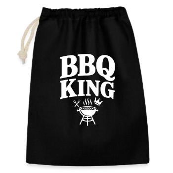 BBQ Kingsize-Bett - Geschenkbeutel aus Baumwolle (30 x 45 cm) - Schwarz - Vorne