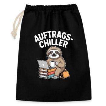 Commander Chiller Commander Chiller Bureau Sloth - Sac cadeau 30 x 45 cm - noir - Devant