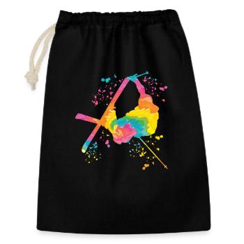 Alpine skiing Winter sports Nordic skiing - Gift Bag 30 x 45 cm - black - Front