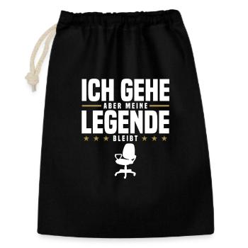 Farewell colleague - Gift Bag 30 x 45 cm - black - Front