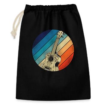 Hawaiian Ukulele Uke Retro Vintage - Gift Bag 30 x 45 cm - black - Front