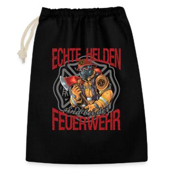Firefighter Firefighter Real Heroes - Gift Bag 30 x 45 cm - black - Front