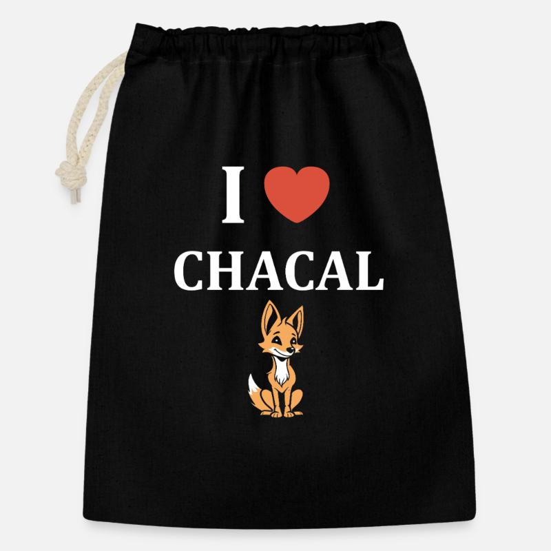 jackal - Gift Bag 30 x 45 cm - black