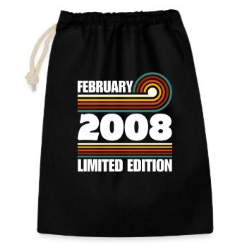 Édition limitée cadeau pour le 18e anniversaire 2008 - Sac cadeau 30 x 45 cm - noir - Devant