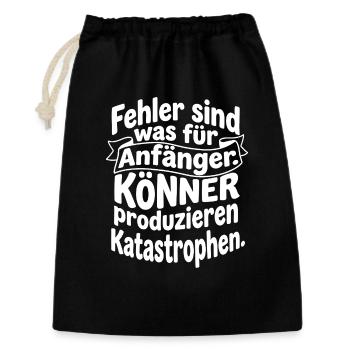 Experts produce catastrophes - Gift Bag 30 x 45 cm - black - Front