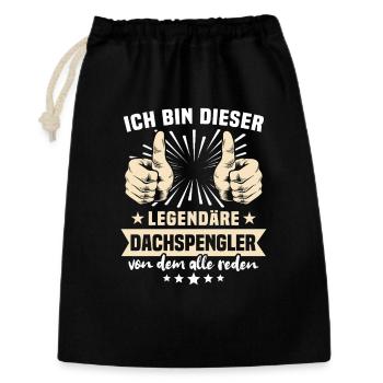 Dictons de Dachspengler - Sac cadeau 30 x 45 cm - noir - Devant