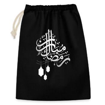 Ramadan_Mubarak - Gift Bag 30 x 45 cm - black - Front