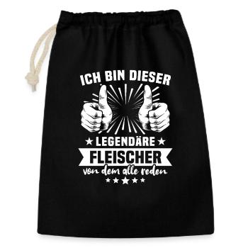 Butcher legend - Gift Bag 30 x 45 cm - black - Front