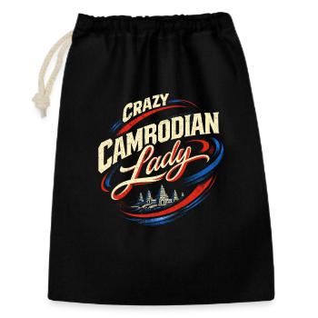 Cambodia Cambodians - Gift Bag 30 x 45 cm - black - Front