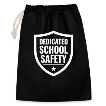 School Resource Officer Sro Campus Officer School - Geschenkbeutel aus Baumwolle (30 x 45 cm) - Schwarz - Vorne