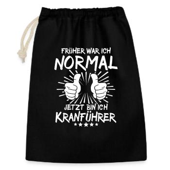 Grutier - Sac cadeau 30 x 45 cm - noir - Devant