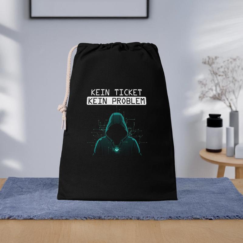 Computer Science NO TICKET NO PROBLEM FUNNY Gift Bag 30 x 45 cm