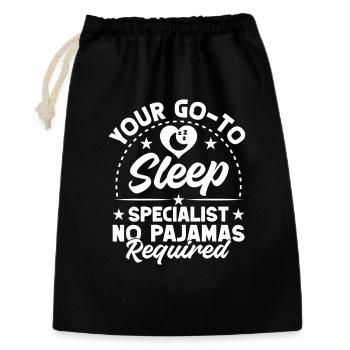 Anesthesiologist Your Go-To Sleep Specialist - Gift Bag 30 x 45 cm - black - Front