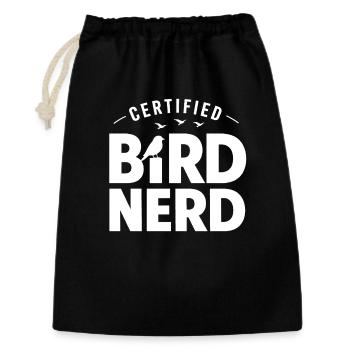 Bird Watching Birding Bird Watcher Bird Nerd - Gift Bag 30 x 45 cm - black - Front